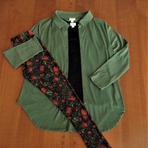 LULAROE!  VALENTINA SHIRT, TANK TOP & OS- LEGGINGS
